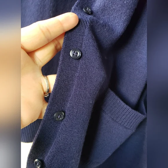 Lord & Taylor Merino Wool Cardigan - Picture 7 of 7